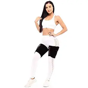 Body Shaper for Women - Thigh Compression Sleeve - Thigh Slimmer - Thigh Strap - Inner Thigh Exercise Equipment - Thigh Bands for Workout - Thigh Trimmers - Thigh Toner - Bodymaxx