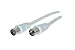 Produktbild Antennenkabel, 100% geschirmt, BK-tauglich, BZT - CE > 75 dB, weiß, 3,0m