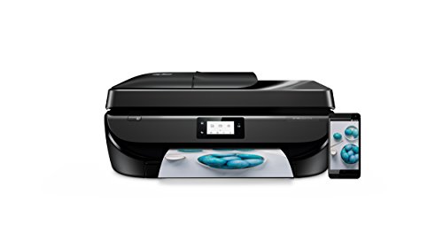 HP OfficeJet 5230 Multifunktionsdrucker (Drucker, Kopierer, Scanner, Fax, WLAN, Airprint) mit 4 Probemonaten HP Instant Ink inklusive, 10S./Min, Schwarz