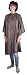 Professional BROWN Deluxe Hairdressing Gown - Heavy Duty, Water-Repellent, Adjustable Neck