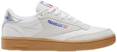Reebok Unisex Club C 85 Sneaker, FTWRWHITE/BARELYGREY/Gum, 42 EU, Ftwrwhite Barelygrey Gum, 42 EU