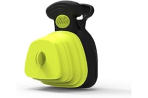Crea EOLO- EOLO Plus, Pinza raccogli Escrementi Portatile e Pratica per Cani,per uscite e Viaggi. Disponibile in Due Taglie. (S, Nero e Verde)