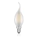 Produktbild ledscom.de E14 LED Kerze mit Flamme Filament Matt 4W =36W 400lm Warm-weiß für Innen und außen