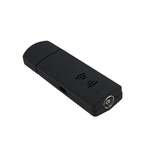 Andoer   Mini Antena de TV Sintonizador Receptor Soporte a DVB-T   DAB   FM   SDR RTL2832U   R820T Digital Port  til USB 2 0  Negro 