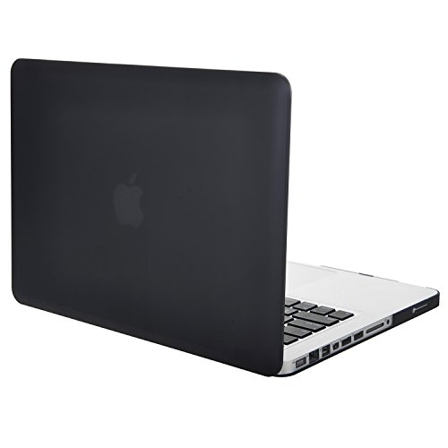 Macbook Pro 13 Hülle,TECOOL [Ultra Slim Serie] Plastik Hartschale Schutzhülle Snap Case,Silicon Tastatur Abdeckung und Schirm Schutz Tasche Cover Zubehör für Apple MacBook Pro 13.3 Zoll – Schwarz - 3