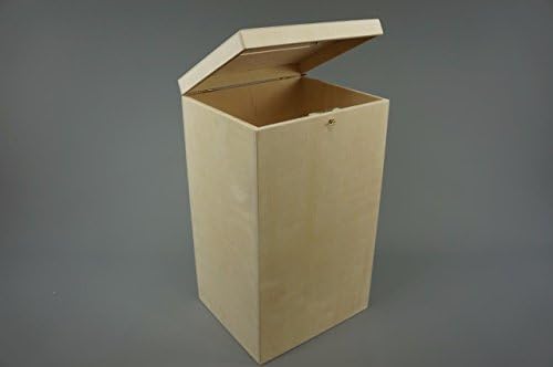 DECOCRAFT (P29/50) LOCKABLE PLAIN WOOD WOODEN BOX FOR WEDDING CARDS POST BOX WISHING WELL