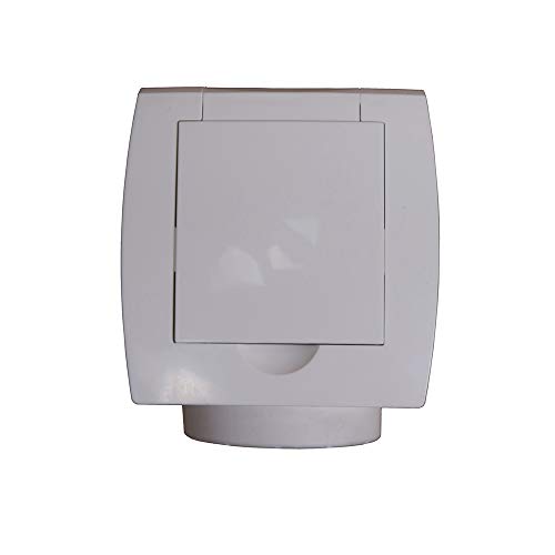 Toma de aspiración de exterior a vista con contactos para aspiración centralizada.