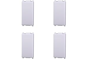 Elektronova Falso Polo Bianco compatibile Vimar Plana Confezione 8 Pezzi 0100