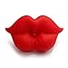 Produktbild PETUNIA Food Grade Silicone Baby Pacifier Lip Mouth Shape Infant Toddler Baby Soother - Red