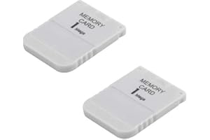 Link-e : 2 X 1MB Speicherkarte (15 Blöcke) Kompatibel Mit Der Sony PS1 Playstation One Konsole