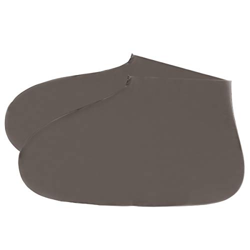VLCOO Cubierta del Zapato, Funda de Zapato Ultrafino TPU-Material, Impermeable, Lavable & Reutilizable Cubierta del Zapato para Días de Lluvia y Nieve, Tamaño XL, Negro, 4 Pack