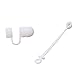 MagiDeal Soft Silicone Elastic- Pencil Cap Holder - Pen Keeper Cover -Cable Adapter Tether for Apple Pencil Cap White RS.650.00