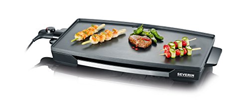 Severin KG2397 Grill de table 2200 W en Acier Inoxydable Noir