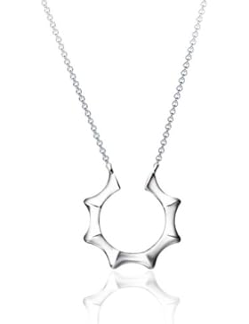 TIKIVILLE 925 Sterling Silber schön Die Master- Sun Anhänger Halskette For Dame noch 45cm 925 Sterling Silber...