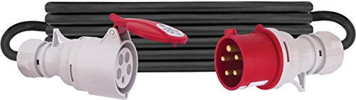 Preisvergleich Produktbild 50m CEE Starkstromkabel 16A 5x2,5mm² Verlängerungskabel Baustromkabel