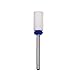inkint 2.35mm Shank Flat Top Electric Nail Drill Bit Electric Drill Manicure Machine Accessory Tools for Natural or Artificial Nail Design (Blue)