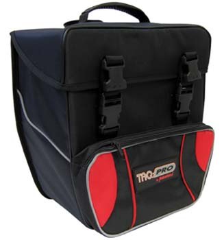 Preisvergleich Produktbild TAQ-PRO Einzeltasche schwarz / rot