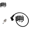 PARTSRUN New Ignition Coil Module with Spark Plug （Spade Connector） for Stihl MS311 MS391 MS311Z MS391 2-Mix MS391Z Chainsaw MPN 1140 400 1303 1140 1305 B Without M-Tronic,ZF174-HHS