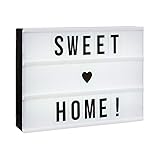 PRAKTISCH: Die Retro Lichtreklame ist nicht nur eine tolle Deko sondern dank des geringen Gewichtes und den beiden vorbereiteten Aufhängungen auf der Rückseite kann die Lichttafel schnell und einfach mit zwei Schrauben oder Nägeln montiert werden.