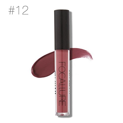 Ularmo 15 Farbe Lippenstift Kosmetik Matt Lipgloss – Farbe #12 - 2