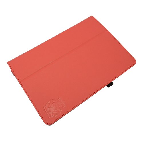 Coodio® Medion LifeTab E10320/E10318/E10316/E10315 Tablet 360 Grad Drehbar Lederhülle Tasche Cover Mit Ständer Gebaut in Handgriff – Farbe Rot - 6