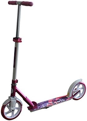 Platinum Series Foldable Commuting Push Scooter Big 200mm Wheels - Pink - suitable for Adults and Kids 7+