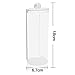 HuntGold Clear Facial Beauty Makeup Cotton Pads Round Dispenser Container Holder Cosmetic Organizer