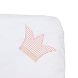 Bezug für Wickelunterlage rosa Vichykaro - 4