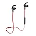 Produktbild Bluetooth Kopfhörer aminy IPX7 Wasserdicht Headset Bluetooth 4.1 Kabellose Kopfhörer Sport Stereo-Ohrhörer Nackenbügel mit Mikrofon für Running Musik kompatibel mit iOS, Android, Smartphones und Bluetooth Geräte, rot