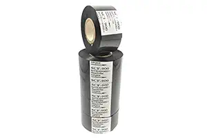 BYAHUT Ink Ribbon for Ribbon Batch Coding Date Printing Machine Pack of 5 (30 X 100 mm, Black)