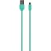 Produktbild TecPlus Expedition Micro-USB Ladekabel Datenkabel Syncwire Gewirrfreies Flachbandkabel mit SoftTouch Haptik - Türkis