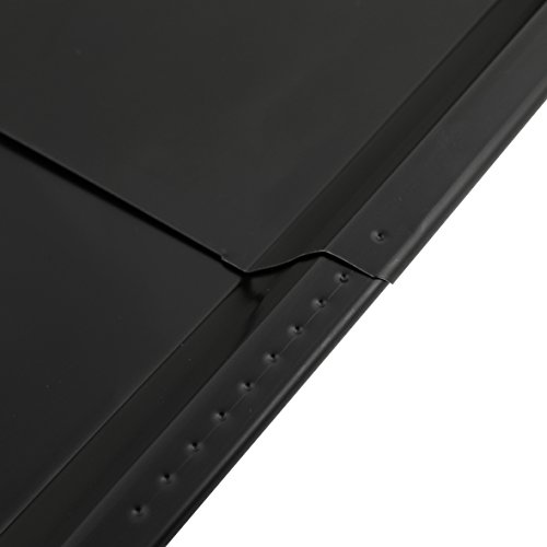 Axentia Universal Backblech zum Ausziehen, schwarze Kuchenform, 33 bis 52 cm, ideal in jedem Backofen, ob für Pizza oder für kreative Blechkuchen, antihaftbeschichtetes Kuchenblech mit etxtra hohem Rand 2,5 cm, hitzebeständig bis 250°C - 4