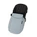 Ickle Bubba Stomp V2 All In One Baby Travel System - Lightweight Chasis Pram, Pushchair & Car Seat (Silver & Silver)