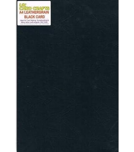 Riviera Linen Black - A4 Card - House Of Paper - View #8