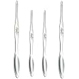 S.B.ANJALI SHALU BHAI 4pcs Stainless Steel Needle Eat Spoon Lobster Fork Crab Meat Seafood Needle Crab Fork Needle Bar Ferramentas Crabs Tools.