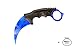 Produktbild CSGO Karambit - Doppler Sapphire - Real Knife Skin Scharf Counter-Strike Global Offensive Sammlerstück Jagdmesser - Bundle - Ariknives