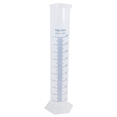 Messzylinder - SODIAL(R)41 cm hoch 1000ml Abgestufter Meter Plastik Zylinder