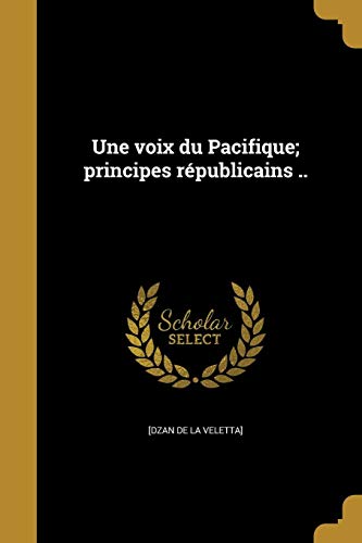 Preisvergleich Produktbild FRE-VOIX DU PACIFIQUE PRINCIPE