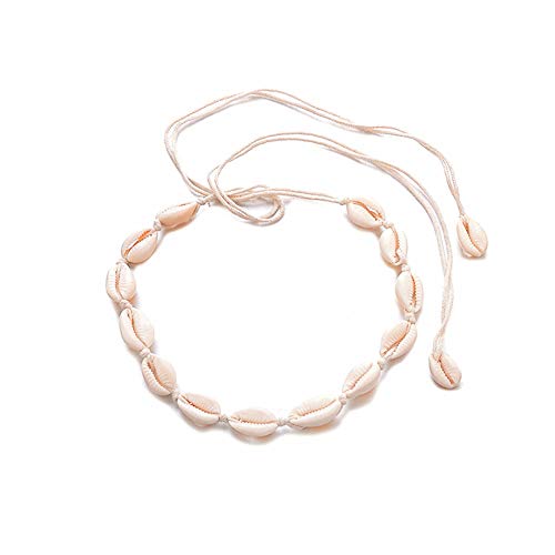 Preisvergleich Produktbild JUZIWEI Bohemian-Stil Shell Halskette, Einfache Kurze handgefertigt Cute Choker Halsketten