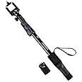 Yunteng Yt-1288 Extendable Selfie Stick Monopod with Shutter Remote Control, Black