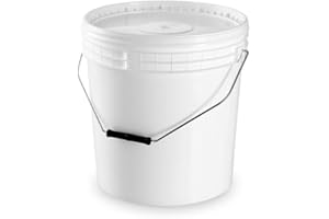 Mondo Ape Secchio maturatore per Miele da 25 kg (19 Litri) in plastica Alimentare - Made in Italy - Apicoltura