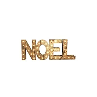 AC-Déco Lettres en bois Noël - LED - Décoration de Noël