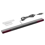 Wii Sensor Bar - Younik Infrarot Sensor Bar fr Nintendo Wii und Wii U Konsole (Silber / Schwarz) - 