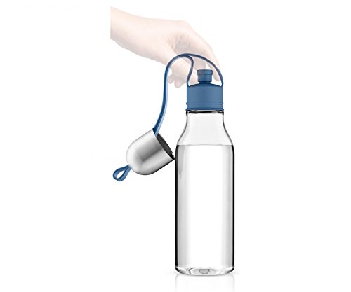 Eva Solo 503003 Sporttrinkflasche, Mit Trageschlaufe, 0,7 Liter, Moonlight Blue, Transparent/Blau - 4