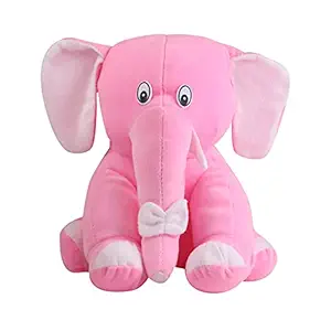 SMARTOTS Super Soft Plush Cute Appu Sitting Elephant Animal Soft Stuffed Toy for Baby/Kids Boys/Girls-(26 cm, Appu Elephant Stuffed Soft Toy)