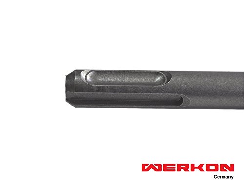 SDS Plus Meißel Set 250 mm 7 tlg 20, 40, 50, 50, 60, 75 mm Spatmeißel Breitmeißel Fliesenmeißel Spitzmeißel - 2