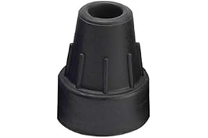 ‎OSSENBERG Krückenkapsel schwarz 16mm (Ossenberg), Zubehör für Gehstöcke und Unterarmgehstützen