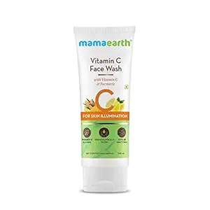 Mamaearth Vitamin C Face Wash with Vitamin C and Turmeric for Skin Illumination - 100ml