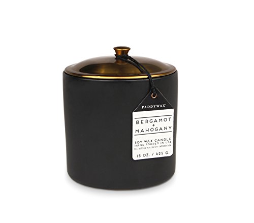 Paddywax Hygge vela  bergamota y caoba.