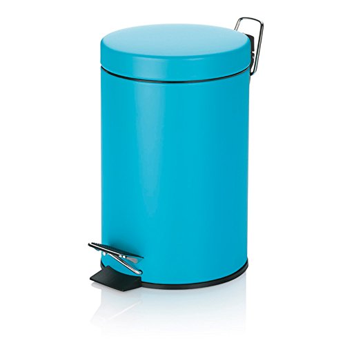 KELA 22727, Kosmetikeimer 3 l, Metall, Aqua, Türkis